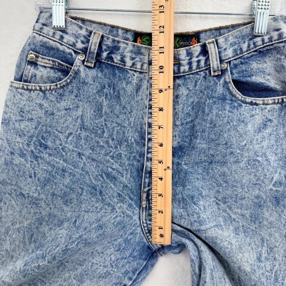 Vintage 90's Sasson High Rise Mom Jeans Acid Wash Size 24 See Measurements‎